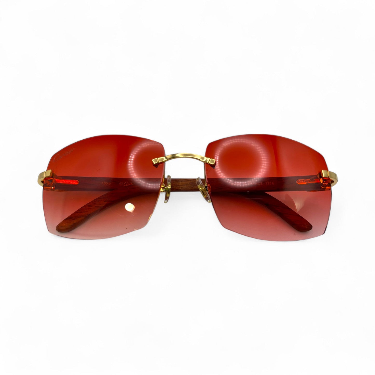 C Decor Woods - Rimless Wood Sunglasses (2010s) - Luxury Optical