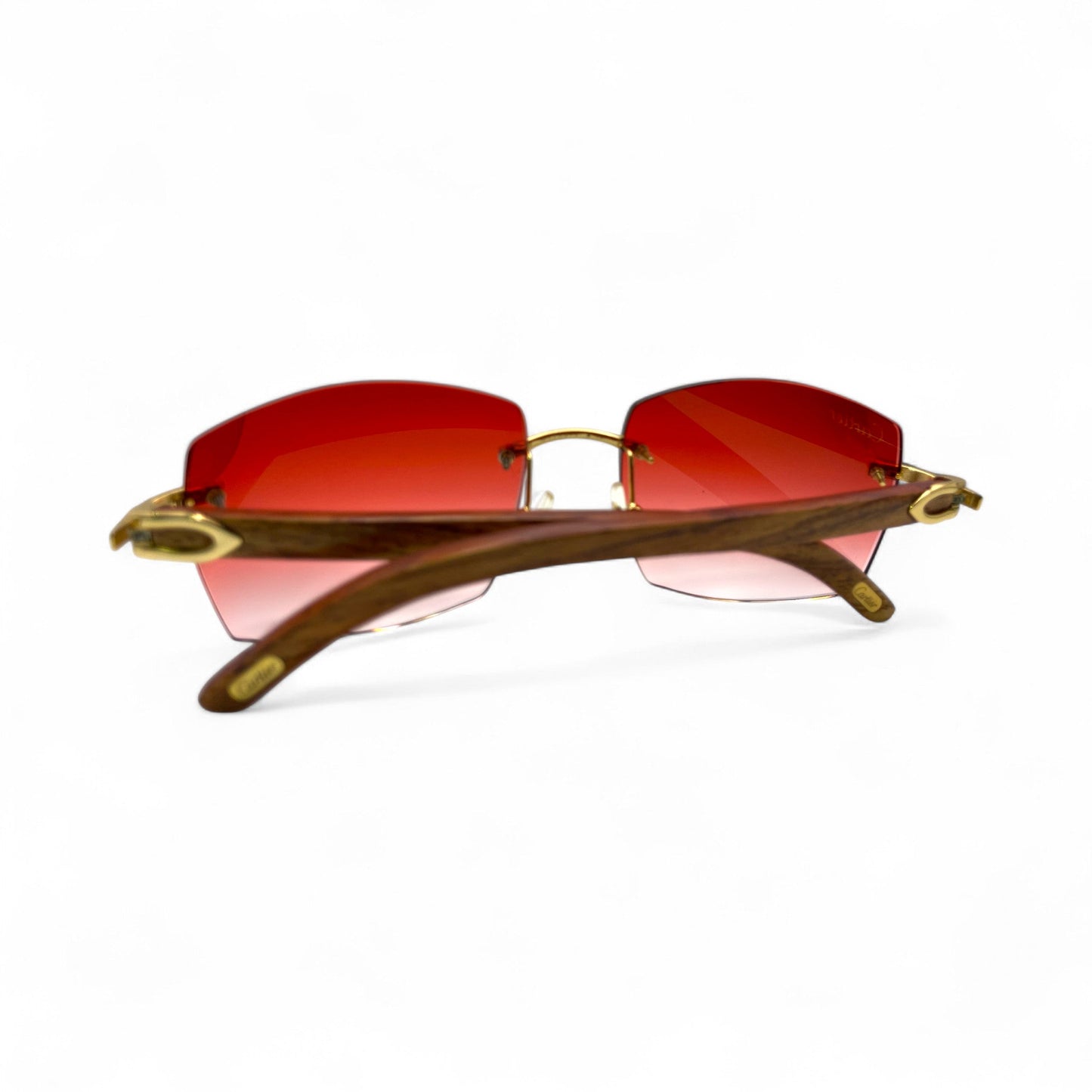C Decor Woods - Rimless Wood Sunglasses (2010s) - Luxury Optical
