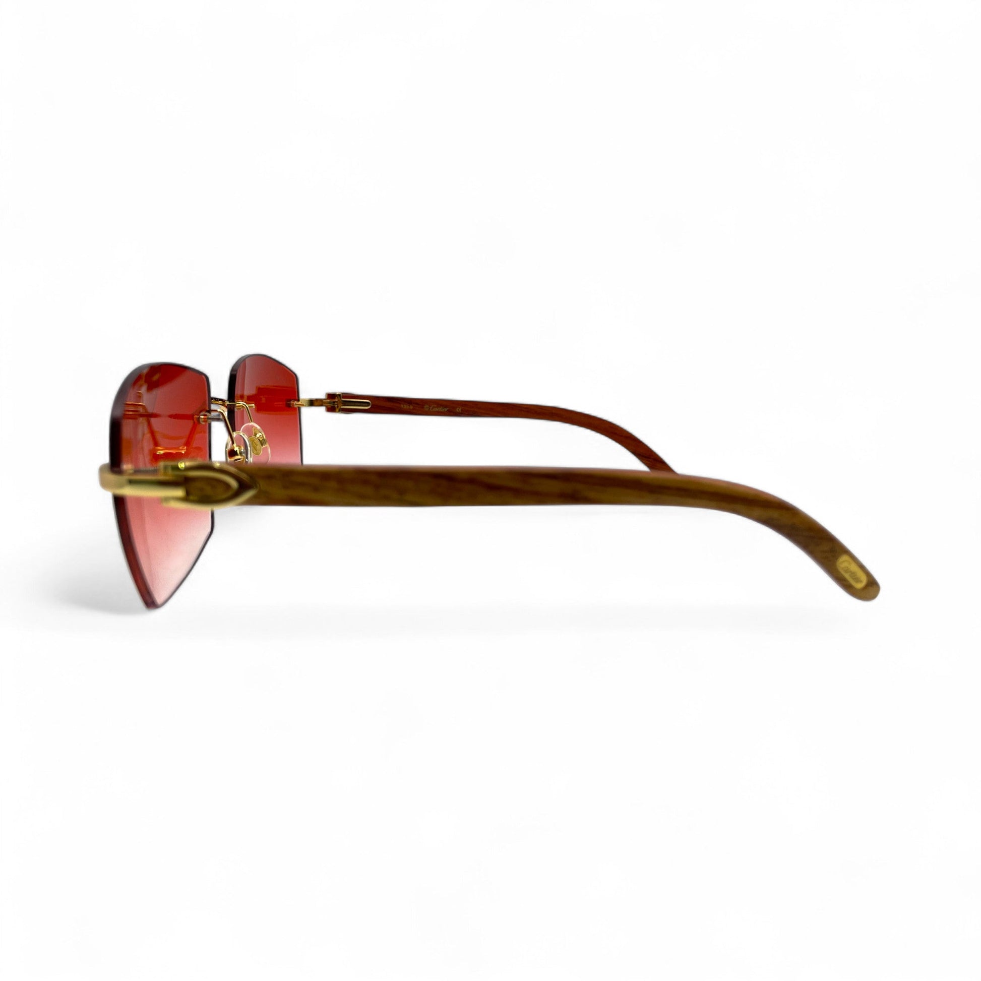 C Decor Woods - Rimless Wood Sunglasses (2010s) - Luxury Optical