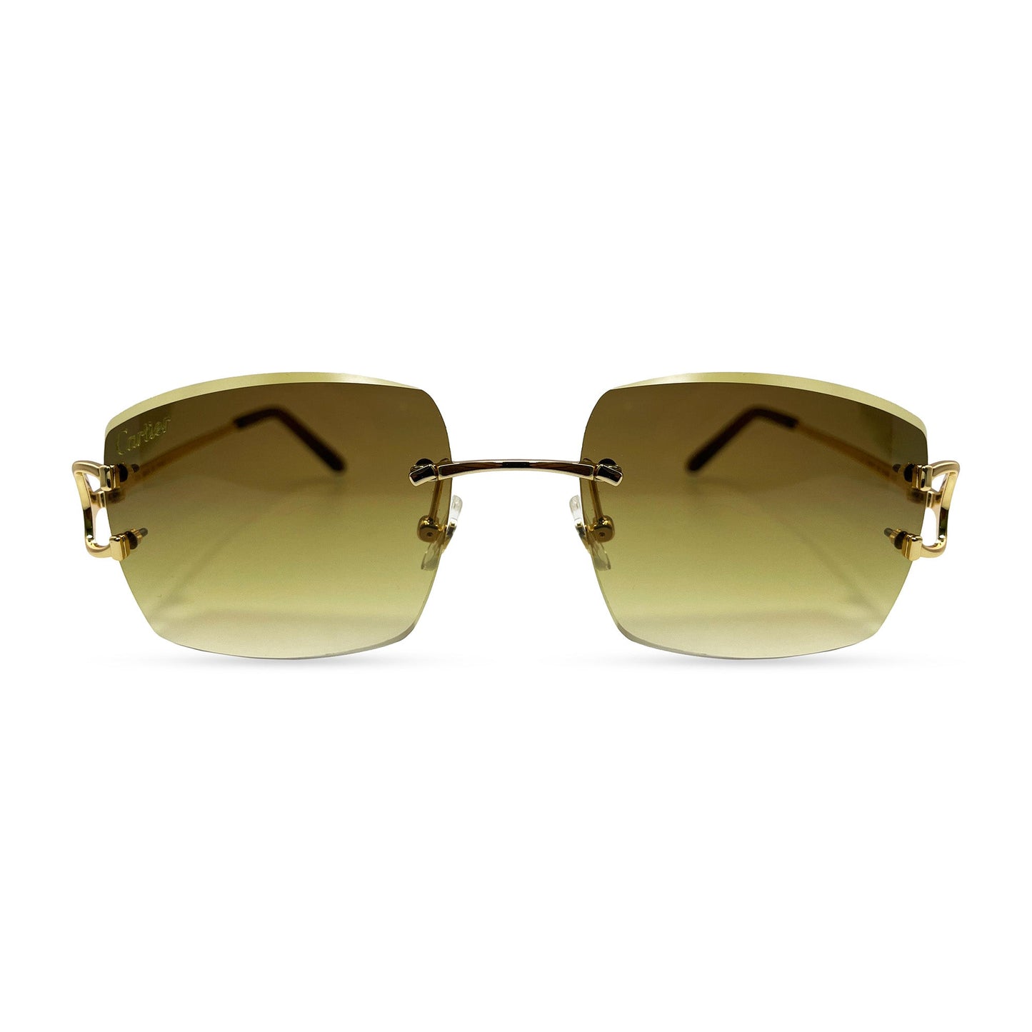Big C Decor (Facet) - Wires Sunglasses w/ Custom Mykonos Lenses (2010s) - Luxury Optical
