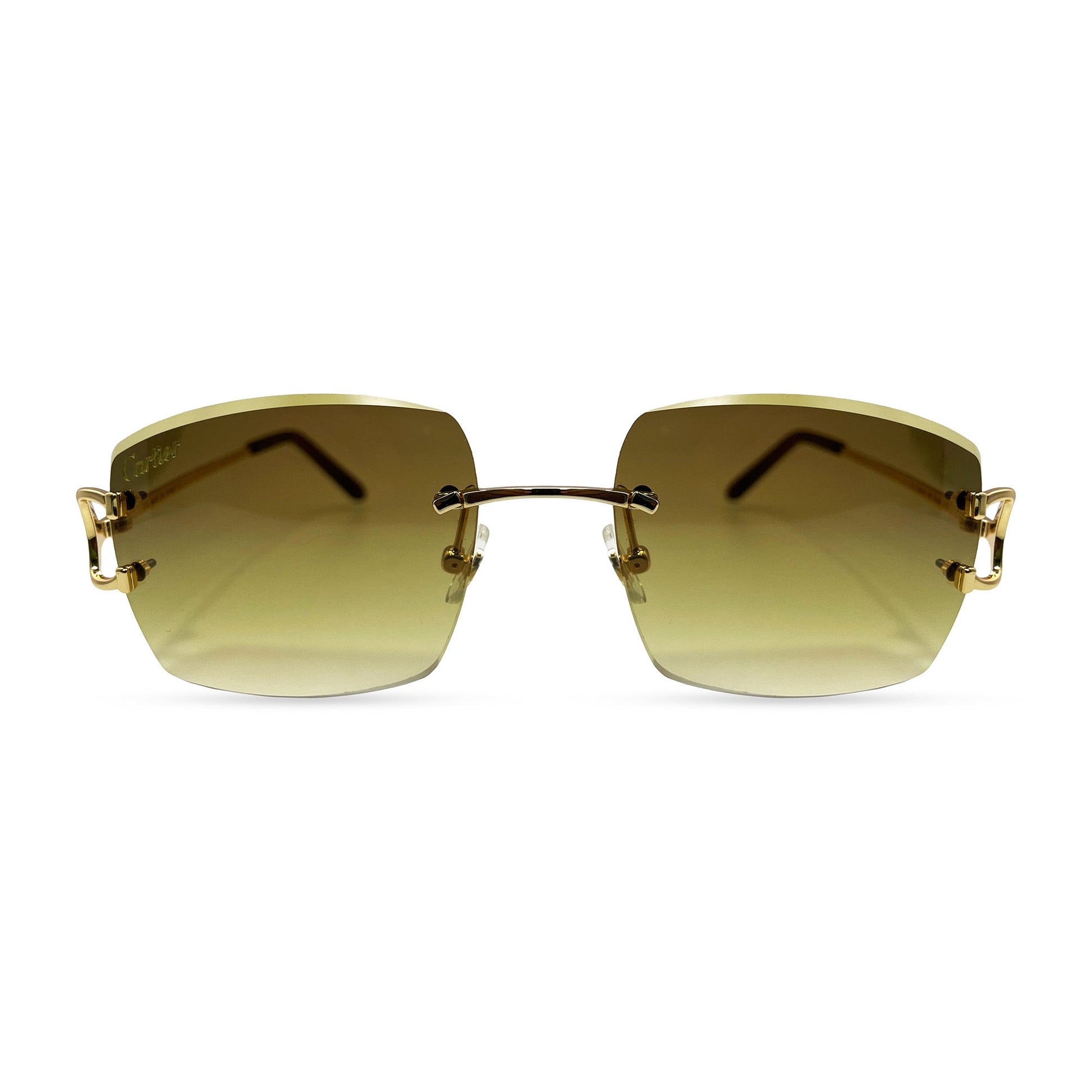 Big C Decor (Facet) - Wires Sunglasses w/ Custom Mykonos Lenses (2010s) - Luxury Optical