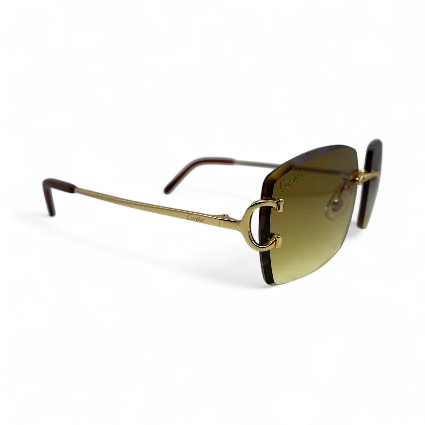 Big C Decor (Facet) - Wires Sunglasses w/ Custom Mykonos Lenses (2010s) - Luxury Optical