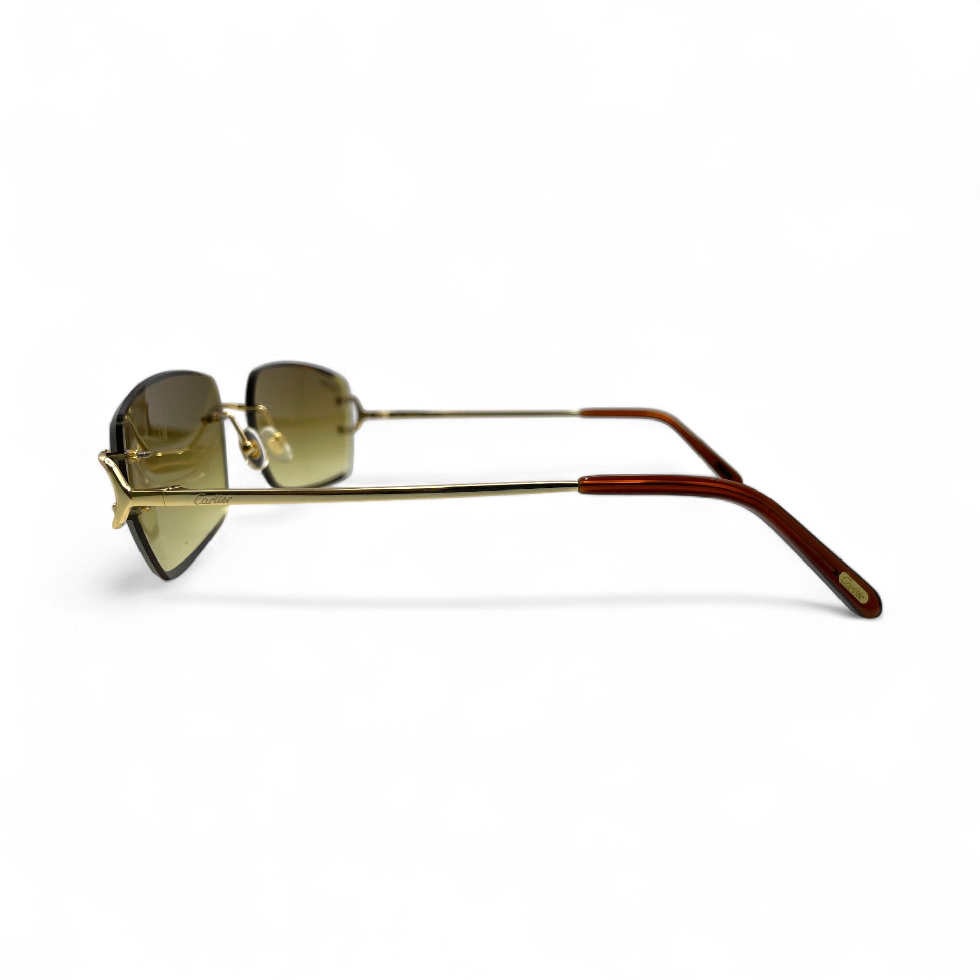 Big C Decor (Facet) - Wires Sunglasses w/ Custom Mykonos Lenses (2010s) - Luxury Optical