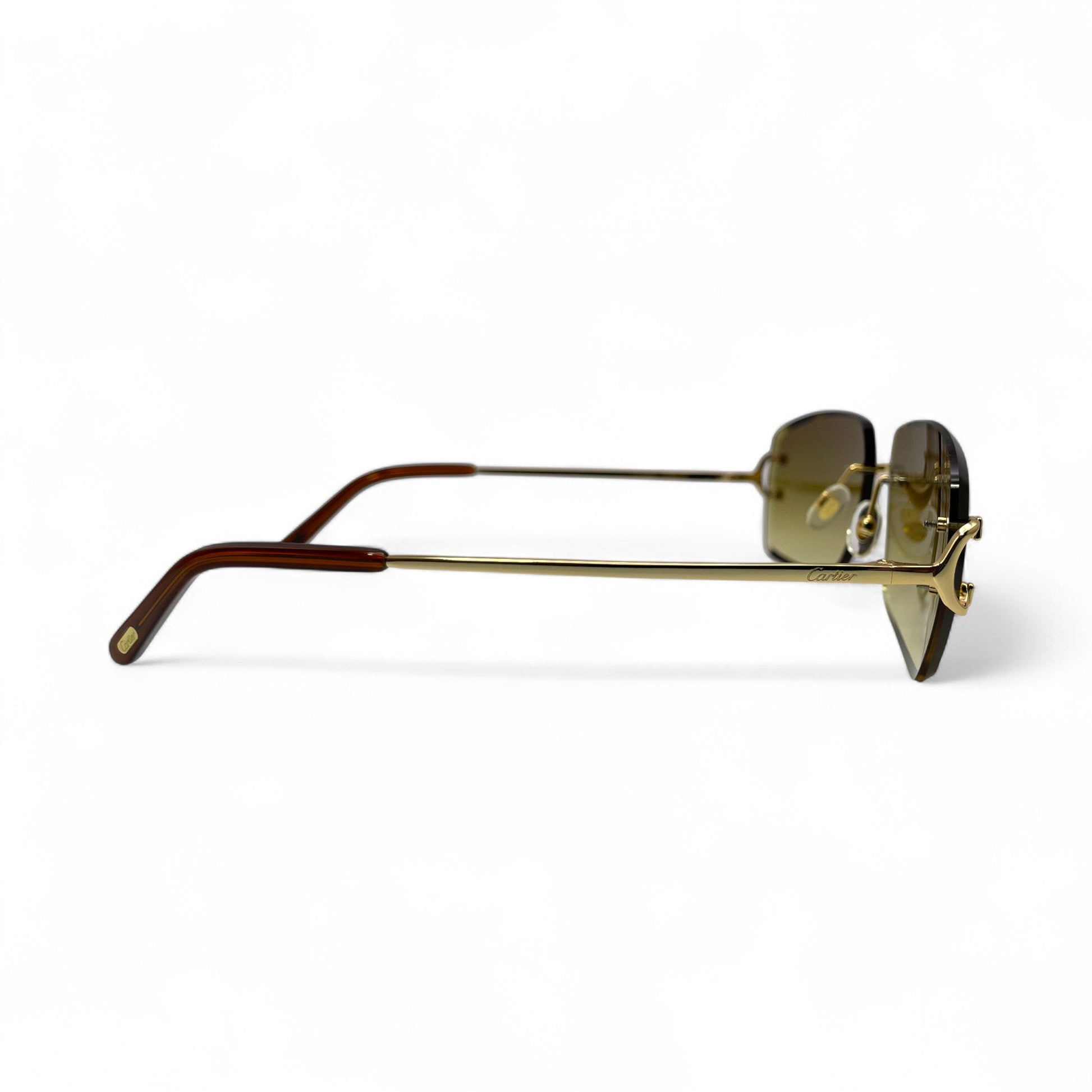 Big C Decor (Facet) - Wires Sunglasses w/ Custom Mykonos Lenses (2010s) - Luxury Optical