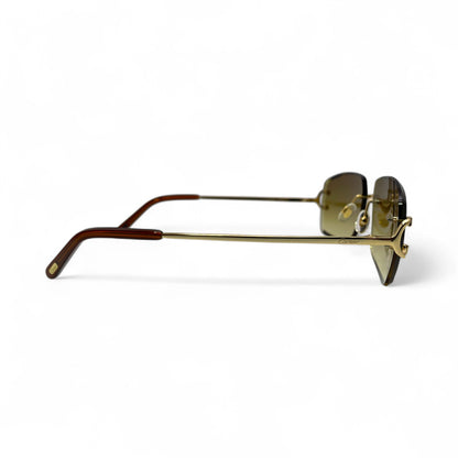 Big C Decor (Facet) - Wires Sunglasses w/ Custom Mykonos Lenses (2010s) - Luxury Optical