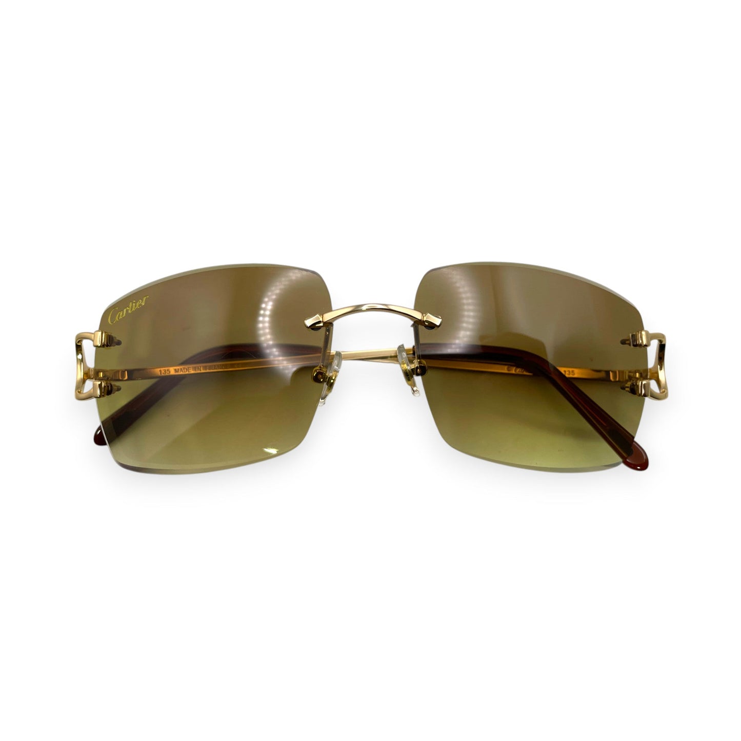 Big C Decor (Facet) - Wires Sunglasses w/ Custom Mykonos Lenses (2010s) - Luxury Optical