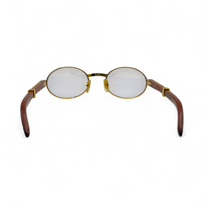 Authentic Cartier Giverny - 53-22 Gold Woods w/ Transitional Lenses (90s)