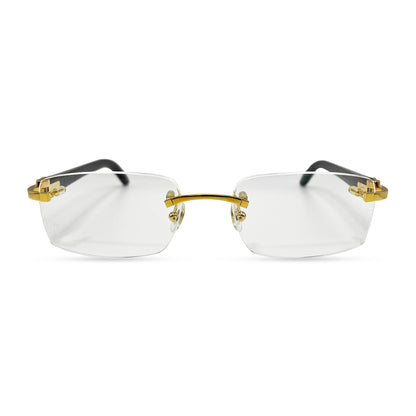 CT0046O Authentic Cartier C Decor - 53-18 Genuine Horn Eyeglasses (2010s)