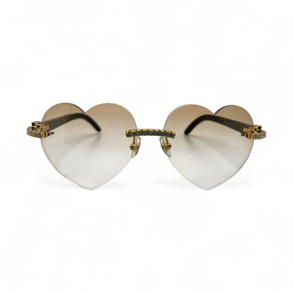 C Decor His & Her Iced Combo - Gold Marbles & Buffs w/ Hennessy Brown #8 & Kardias Lenses