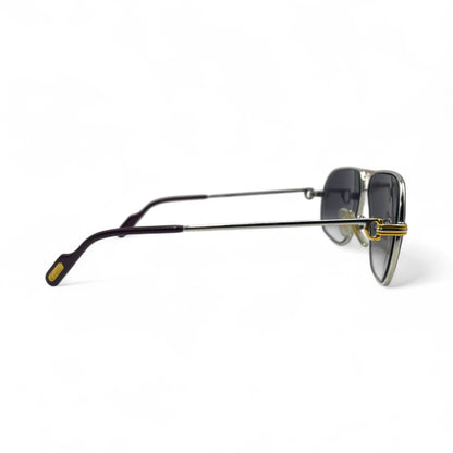 Authentic Cartier Santos (Vintage Aviators) - Gold Wires Sunglasses (80s)