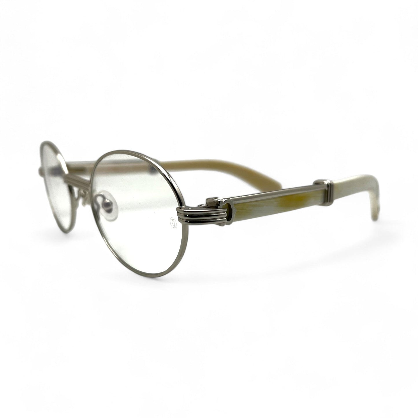 Giverny - 53-22 Genuine Horn Sunglasses w/ Oval Lenses (2025) - Luxury Optical