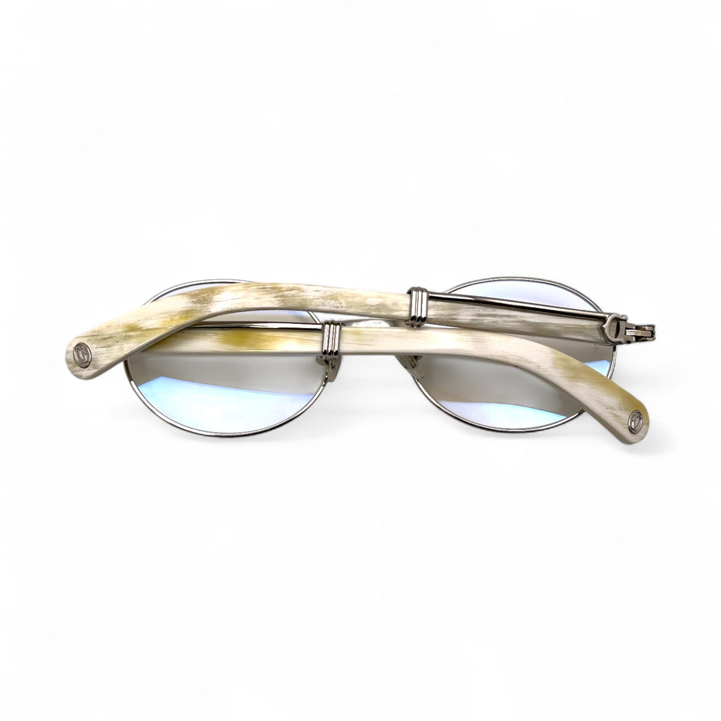 Giverny - 53-22 Genuine Horn Sunglasses w/ Oval Lenses (2025) - Luxury Optical