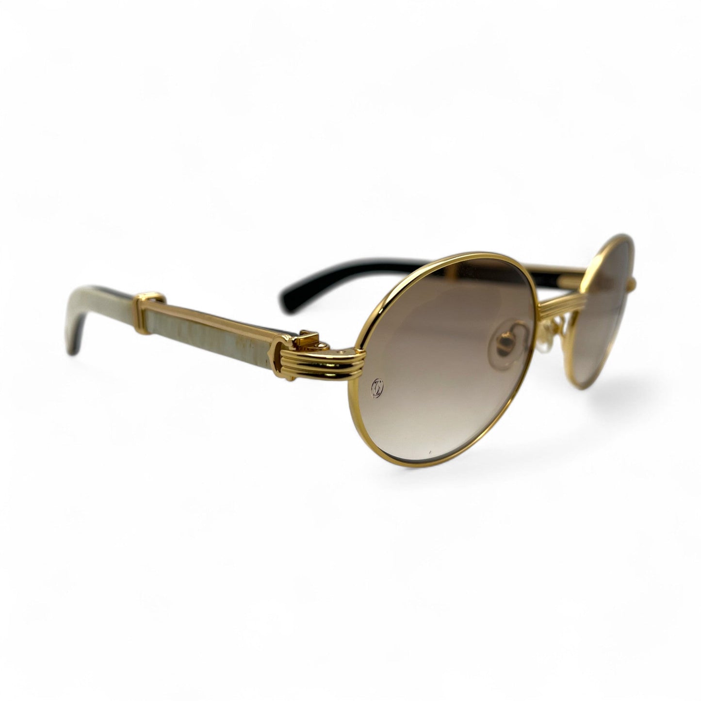 Giverny - 53-22 Genuine Horn Sunglasses w/ Oval Lenses (2025) - Luxury Optical