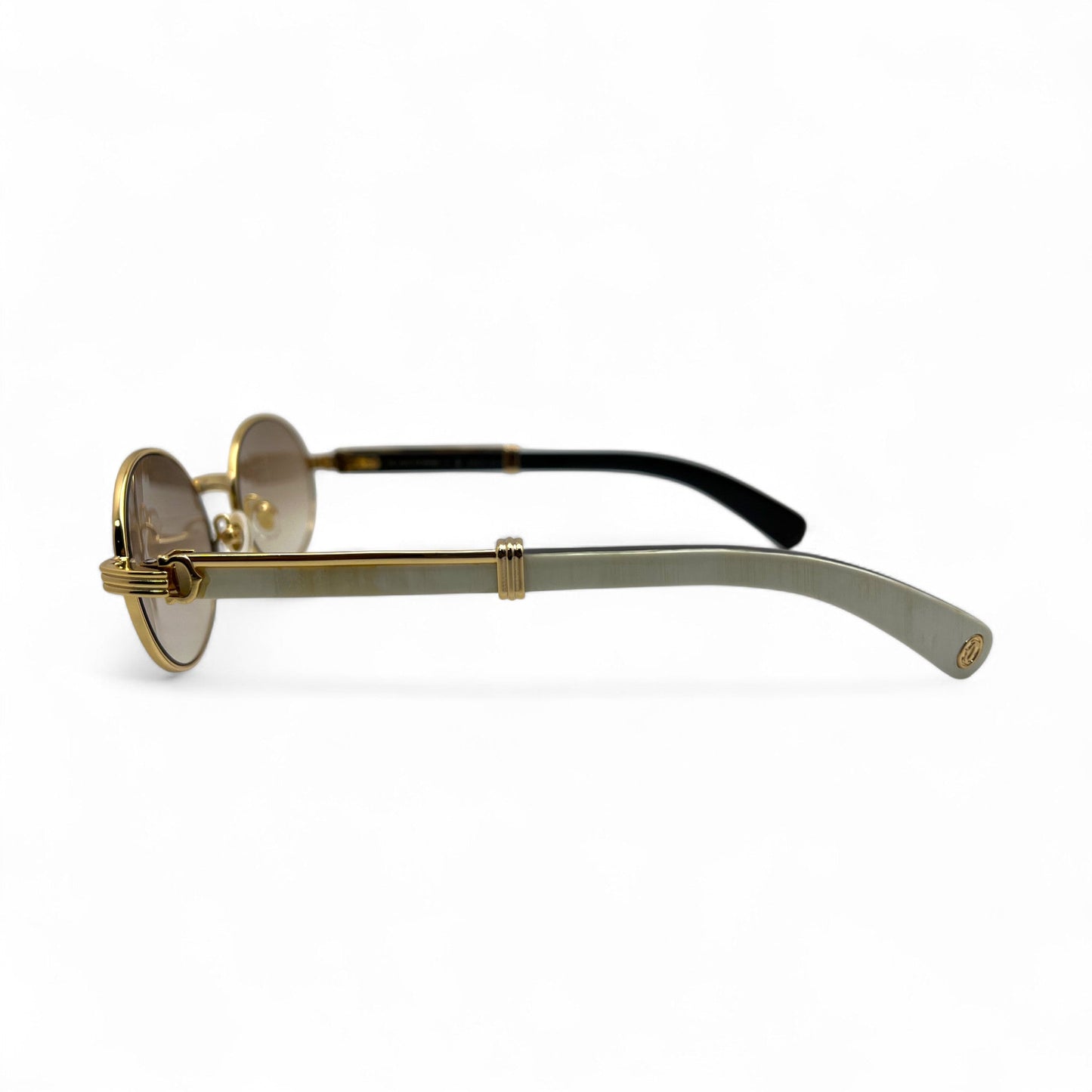 Giverny - 53-22 Genuine Horn Sunglasses w/ Oval Lenses (2025) - Luxury Optical