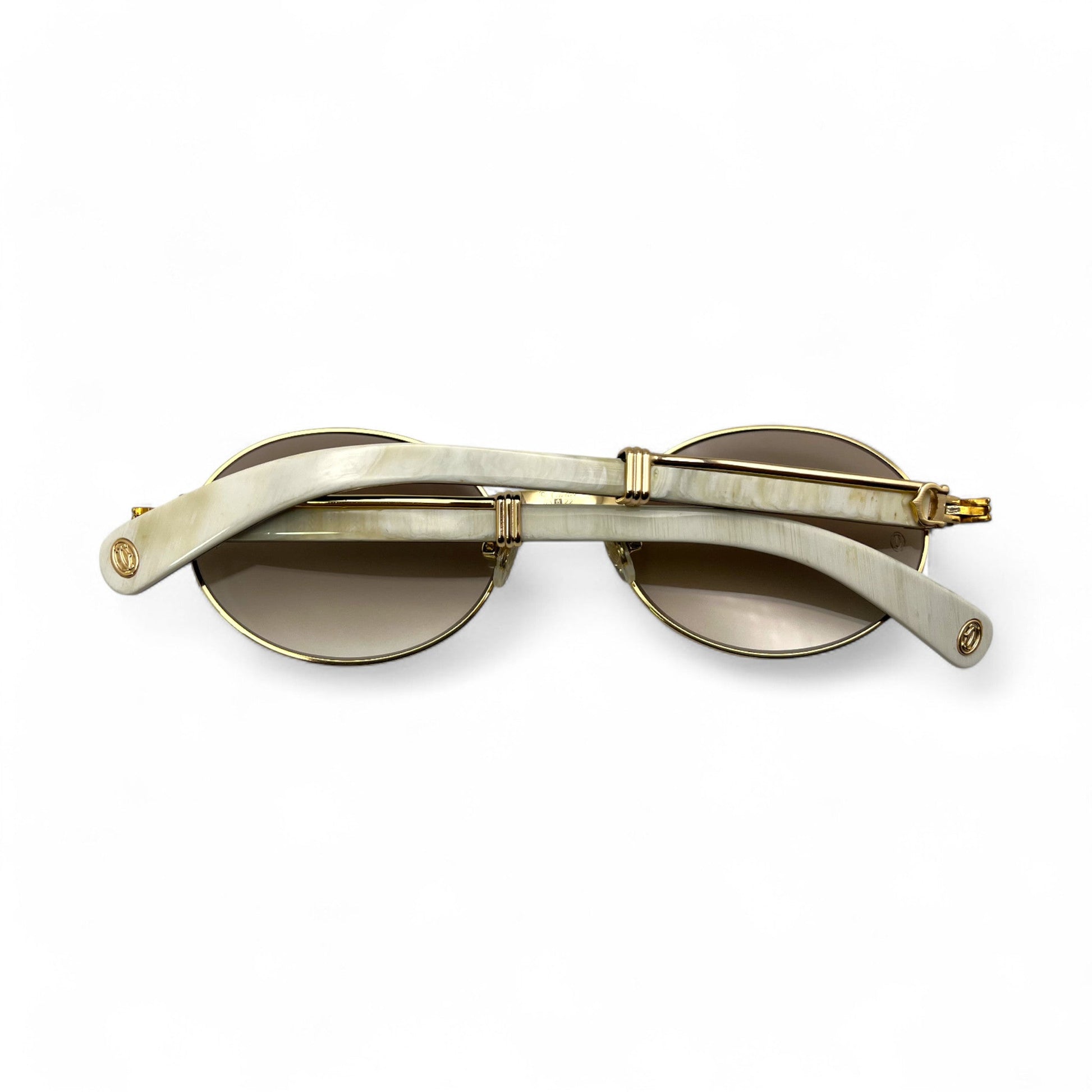 Giverny - 53-22 Genuine Horn Sunglasses w/ Oval Lenses (2025) - Luxury Optical