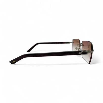 C Decor Marbles - Silver Composite Marbles Sunglasses (2010s) - Luxury Optical