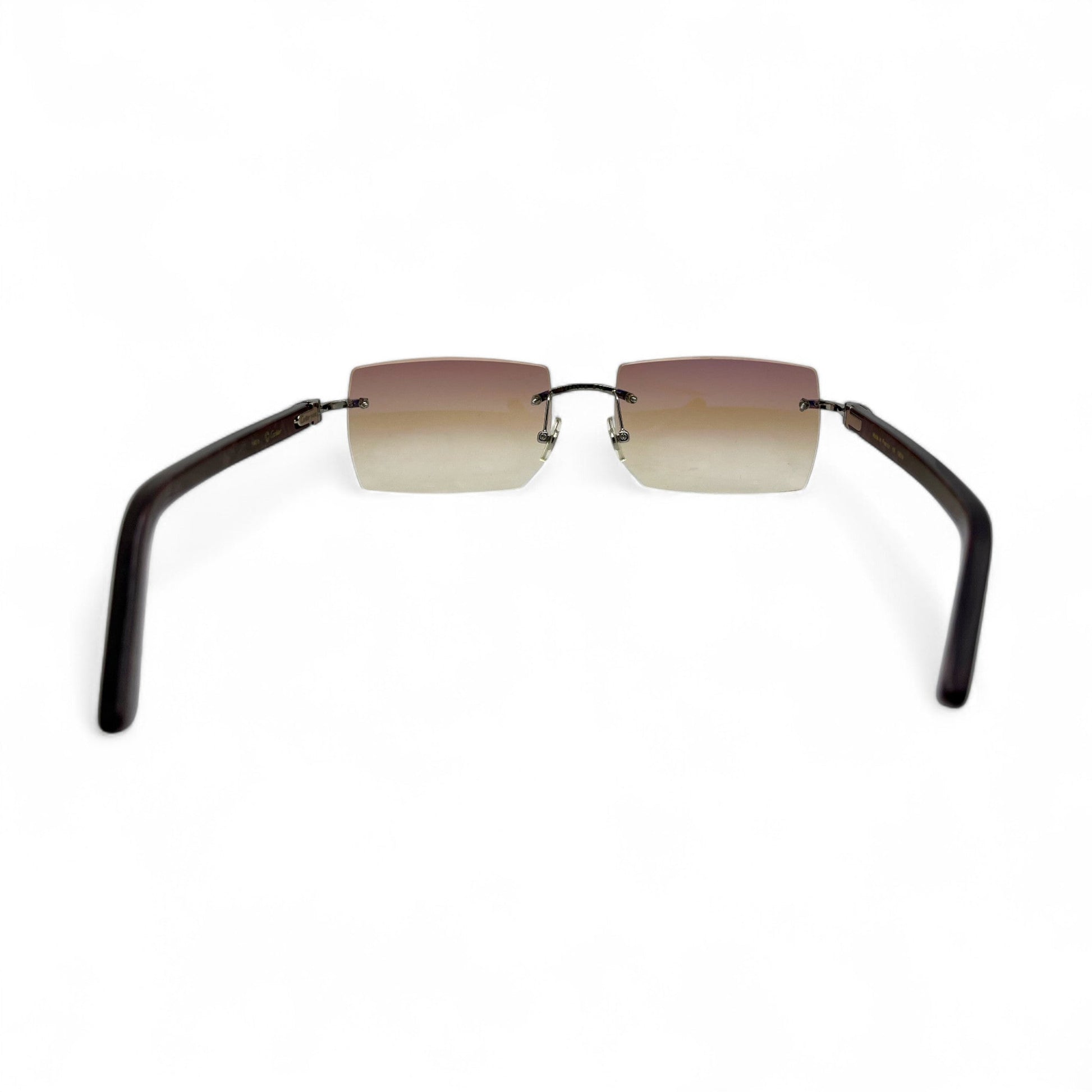 C Decor Marbles - Silver Composite Marbles Sunglasses (2010s) - Luxury Optical