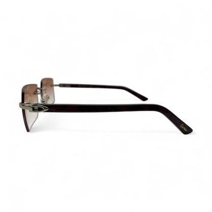 C Decor Marbles - Silver Composite Marbles Sunglasses (2010s) - Luxury Optical