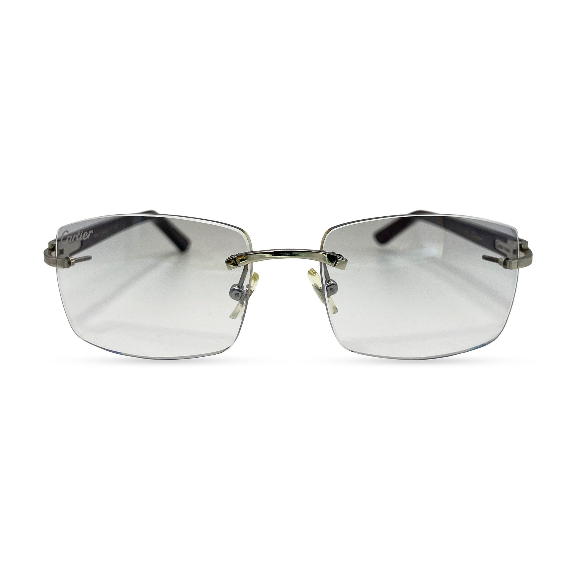 C Decor Marbles - Silver Composite Marbles Sunglasses (2010s) - Luxury Optical