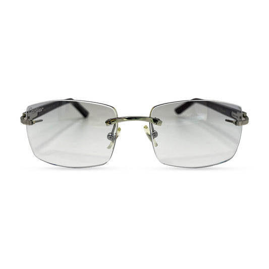 C Decor Marbles - Silver Composite Marbles Sunglasses (2010s) - Luxury Optical