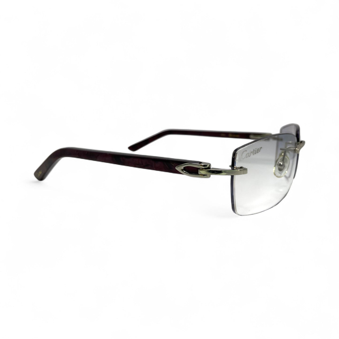 C Decor Marbles - Silver Composite Marbles Sunglasses (2010s) - Luxury Optical