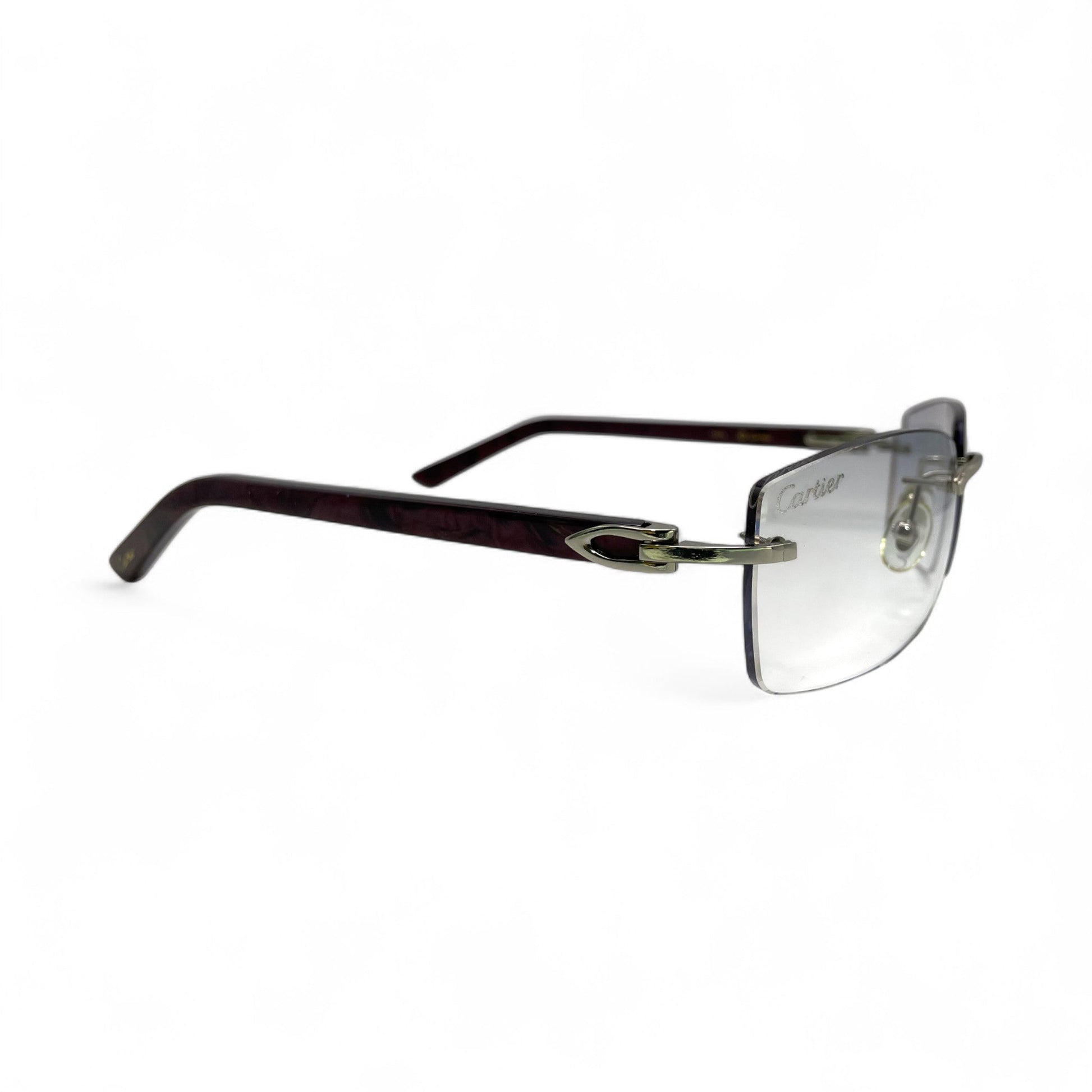 C Decor Marbles - Silver Composite Marbles Sunglasses (2010s) - Luxury Optical