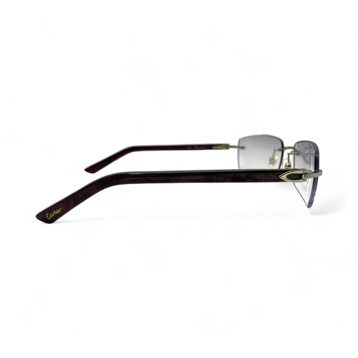 C Decor Marbles - Silver Composite Marbles Sunglasses (2010s) - Luxury Optical