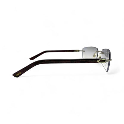 C Decor Marbles - Silver Composite Marbles Sunglasses (2010s) - Luxury Optical