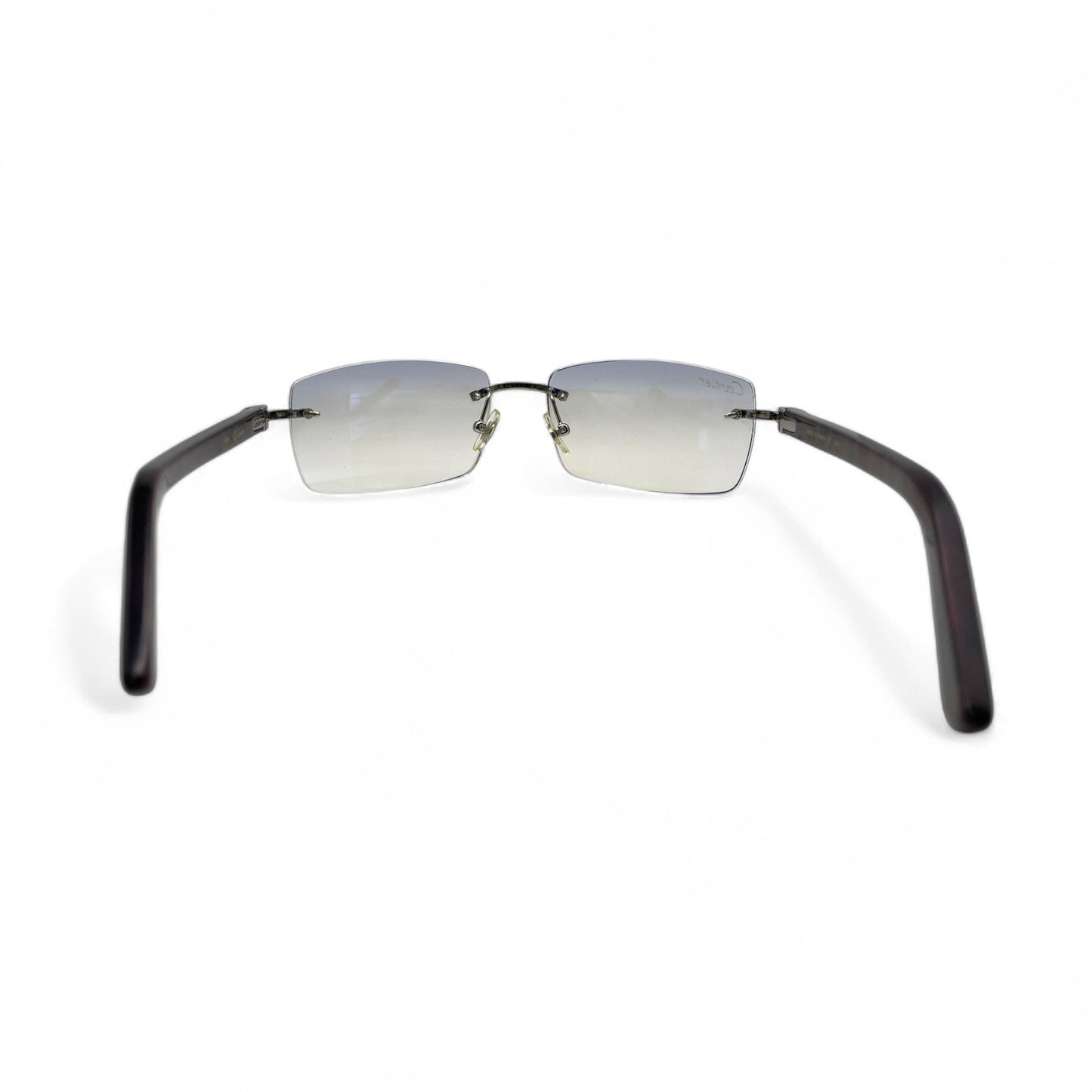 C Decor Marbles - Silver Composite Marbles Sunglasses (2010s) - Luxury Optical
