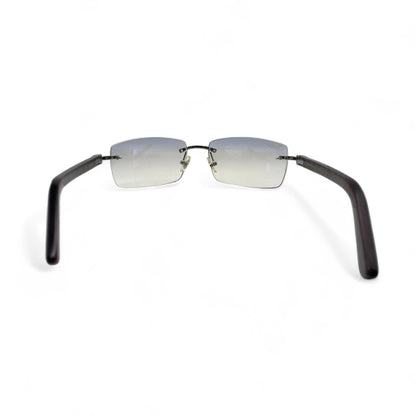 C Decor Marbles - Silver Composite Marbles Sunglasses (2010s) - Luxury Optical