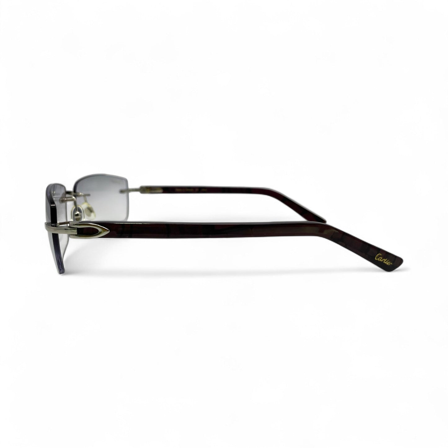 C Decor Marbles - Silver Composite Marbles Sunglasses (2010s) - Luxury Optical
