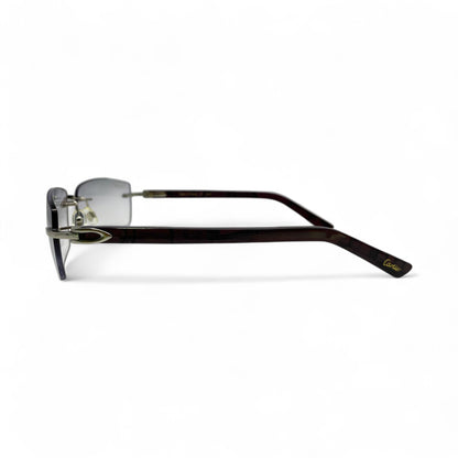 C Decor Marbles - Silver Composite Marbles Sunglasses (2010s) - Luxury Optical