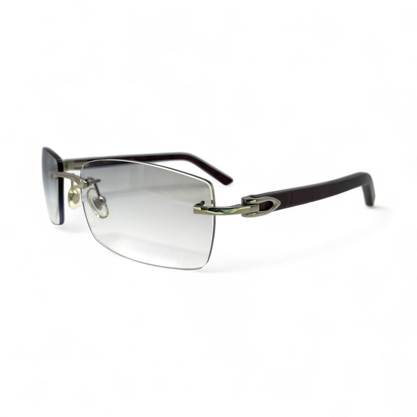 C Decor Marbles - Silver Composite Marbles Sunglasses (2010s) - Luxury Optical