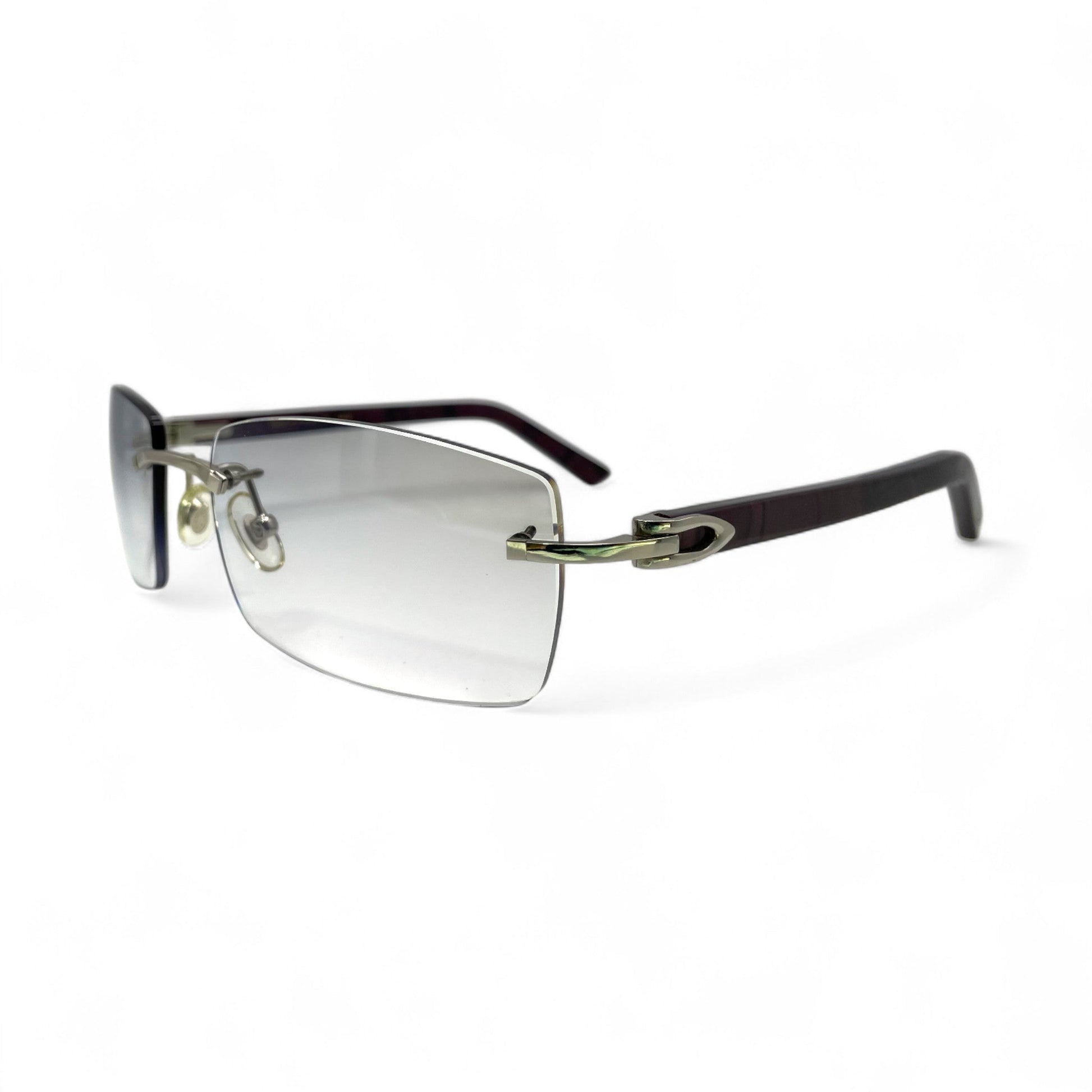 C Decor Marbles - Silver Composite Marbles Sunglasses (2010s) - Luxury Optical