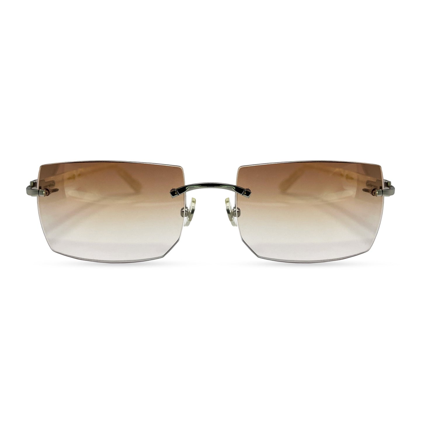 C Decor Marbles - Silver Composite Marbles Sunglasses (2010s) - Luxury Optical