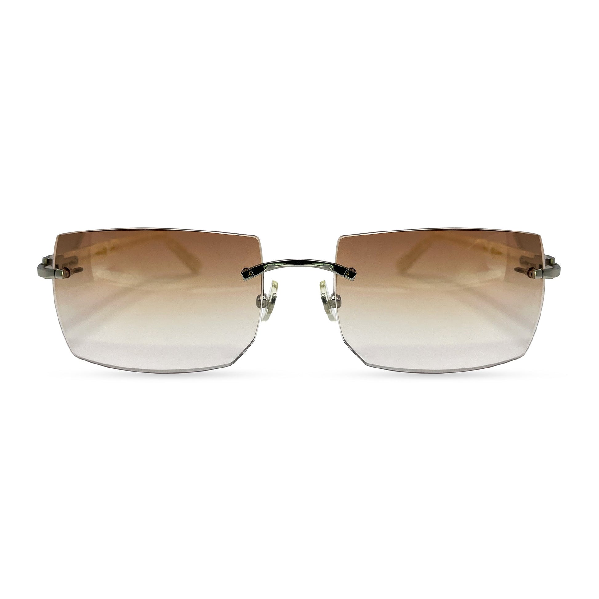 C Decor Marbles - Silver Composite Marbles Sunglasses (2010s) - Luxury Optical