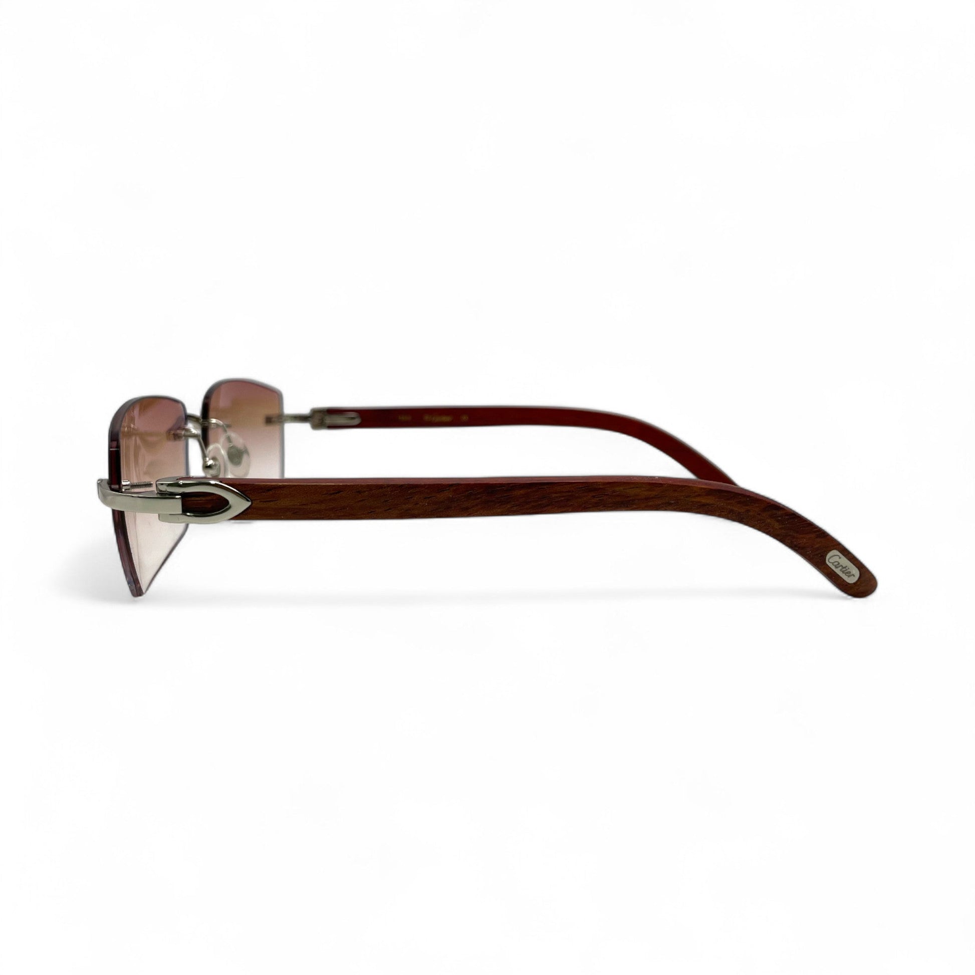 C Decor Woods - Rimless Wood Sunglasses (2010s) - Luxury Optical