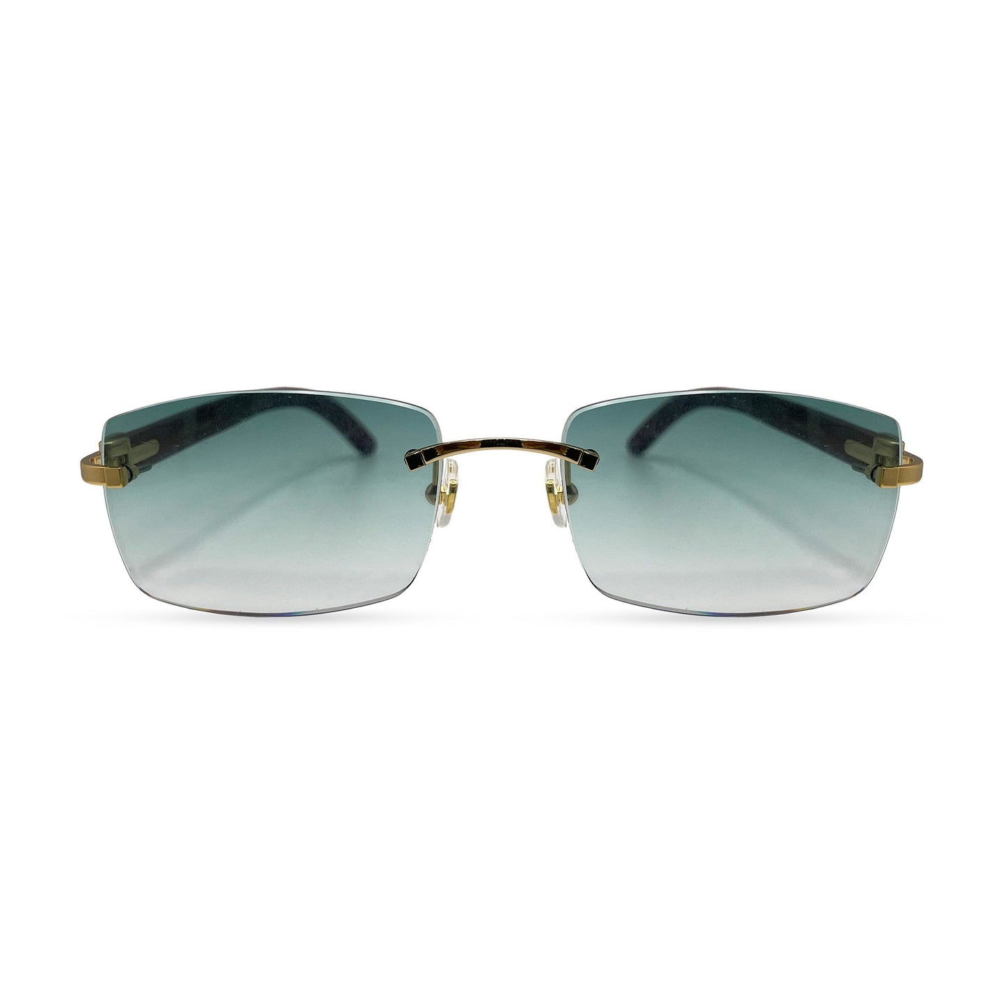 C Decor Woods - Rimless Wood Sunglasses (2010s) - Luxury Optical