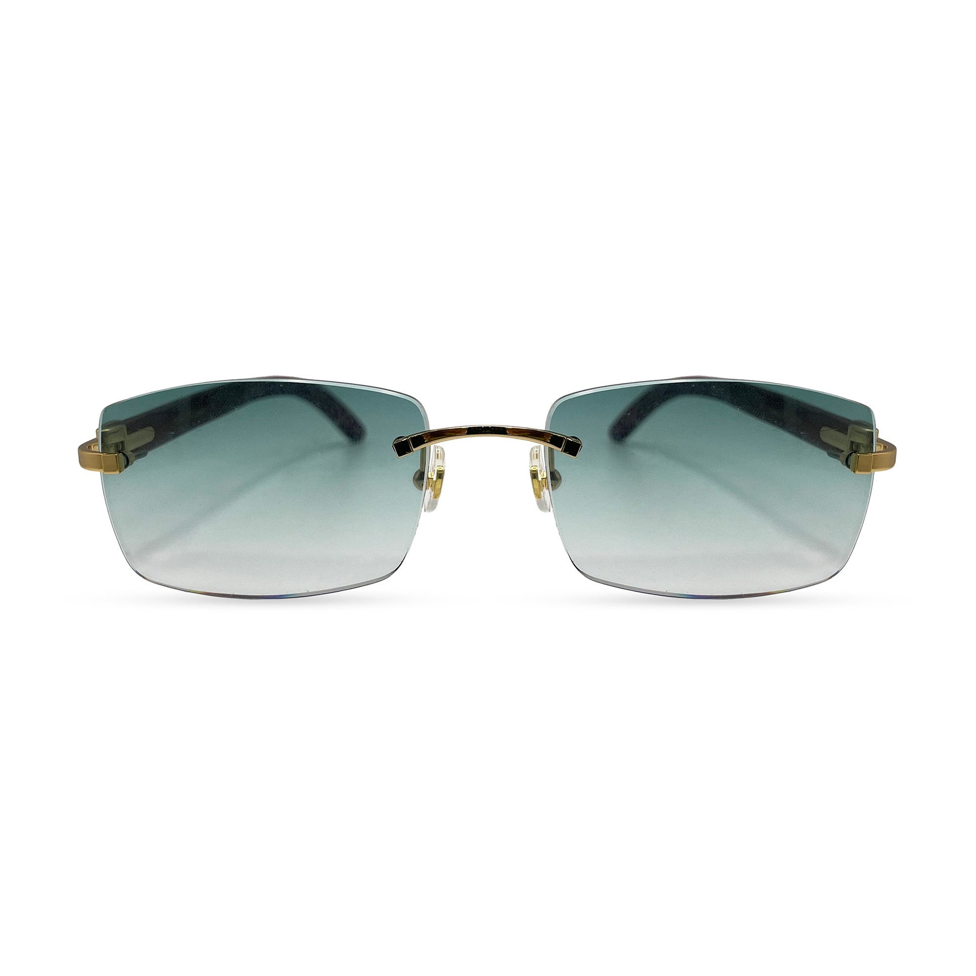 C Decor Woods - Rimless Wood Sunglasses (2010s) - Luxury Optical