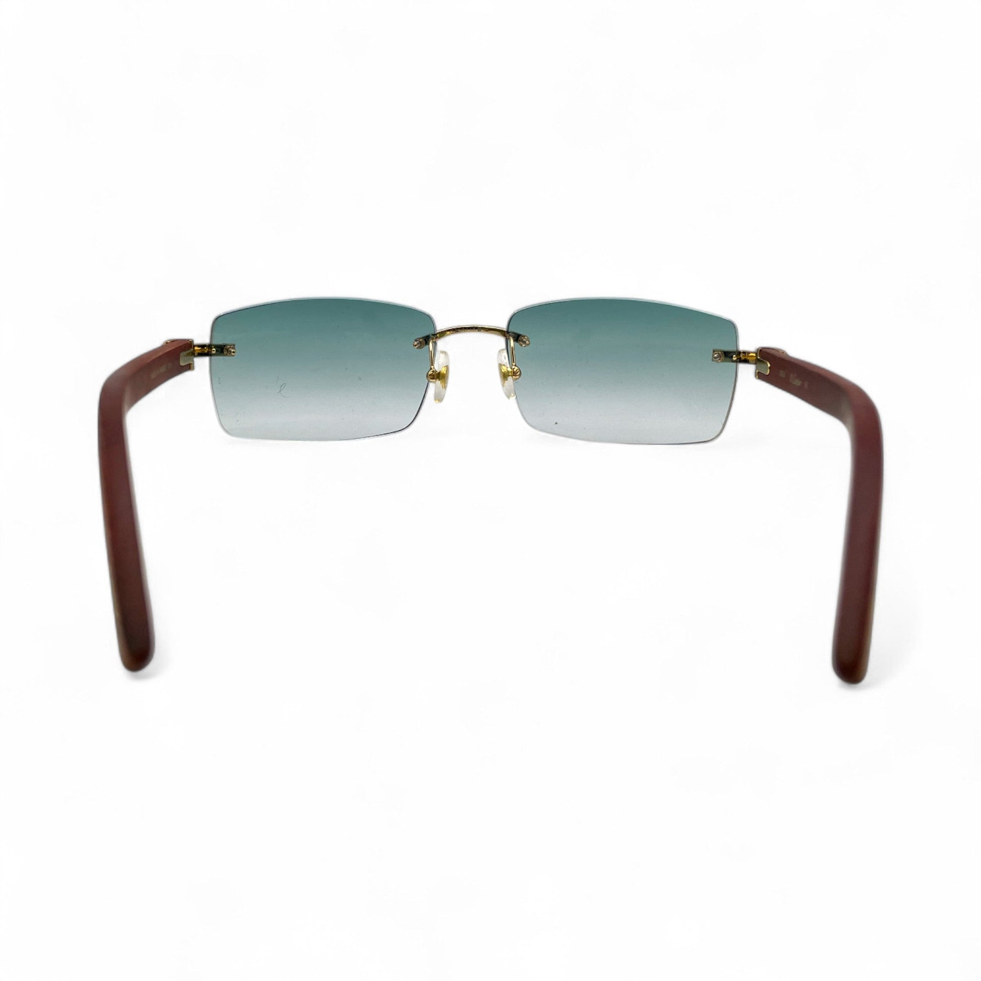 C Decor Woods - Rimless Wood Sunglasses (2010s) - Luxury Optical