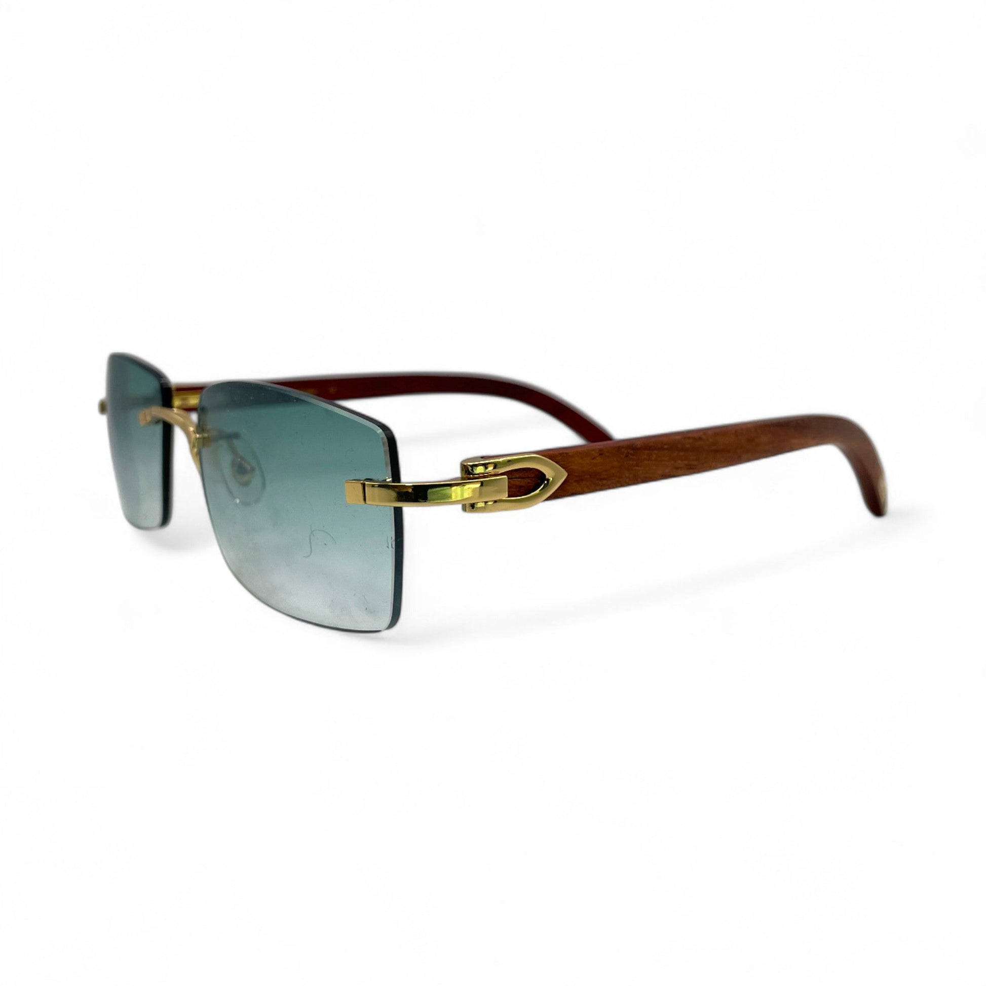 C Decor Woods - Rimless Wood Sunglasses (2010s) - Luxury Optical