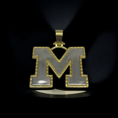Gold Michigan Pendant (U of M)