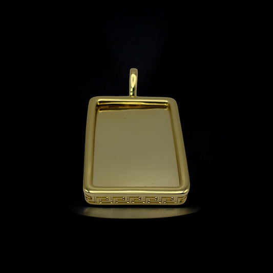 Gold Slab Pendant