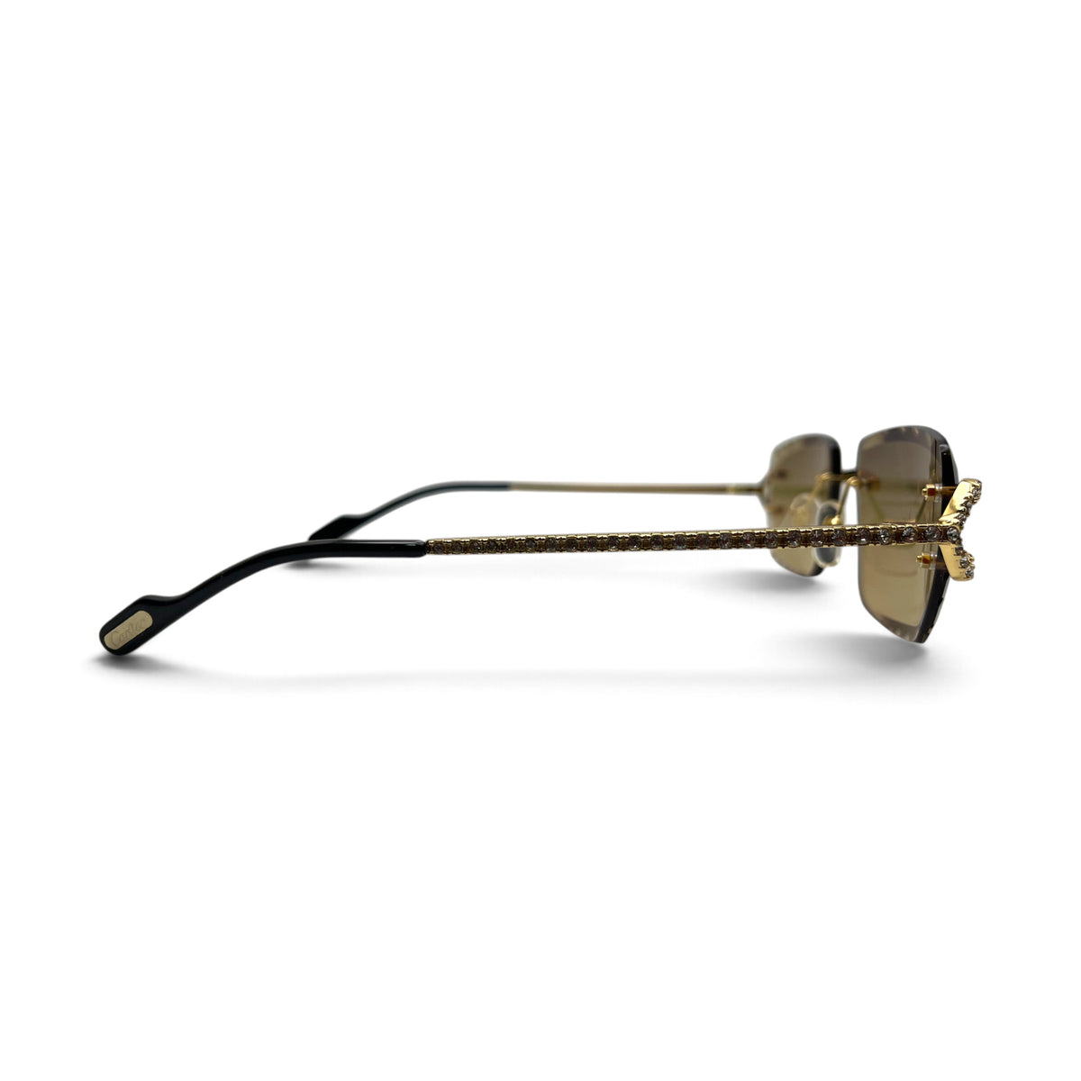 Big C Decor (Iced - Diamond Cut) Wires Sunglasses w/ Custom Lenses - All Frame Diamond Set (2010s)