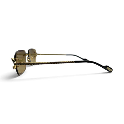 Big C Decor (Iced - Diamond Cut) Wires Sunglasses w/ Custom Lenses - All Frame Diamond Set (2010s)