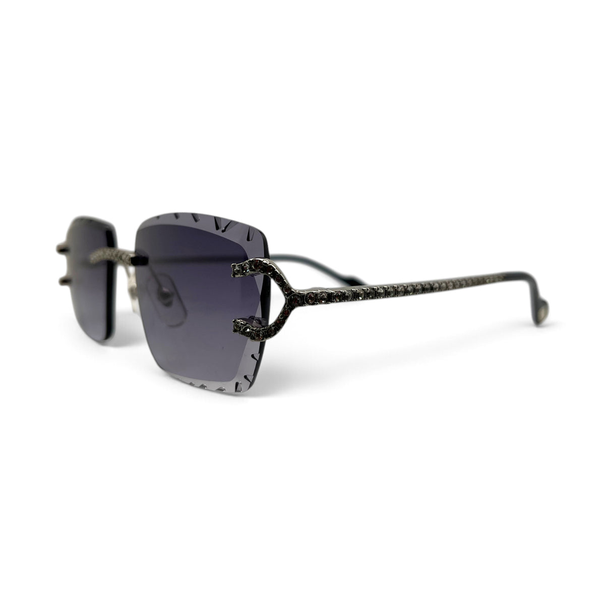 Big C Decor (Iced - Diamond Cut) Wires Sunglasses w/ Custom Lenses - All Frame Diamond Set (2010s)