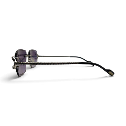 Big C Decor (Iced - Diamond Cut) Wires Sunglasses w/ Custom Lenses - All Frame Diamond Set (2010s)
