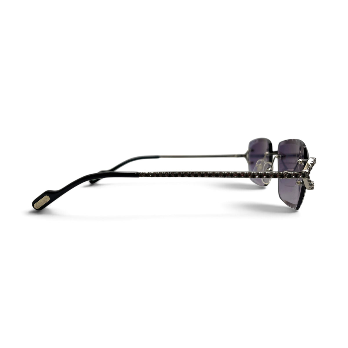 Big C Decor (Iced - Diamond Cut) Wires Sunglasses w/ Custom Lenses - All Frame Diamond Set (2010s)
