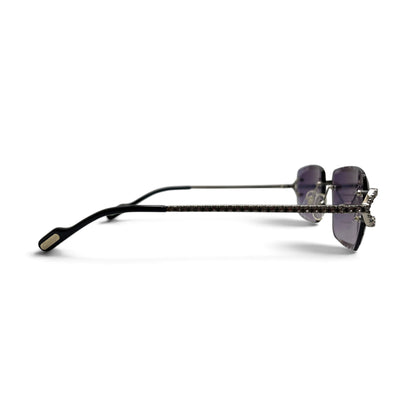 Big C Decor (Iced - Diamond Cut) Wires Sunglasses w/ Custom Lenses - All Frame Diamond Set (2010s)