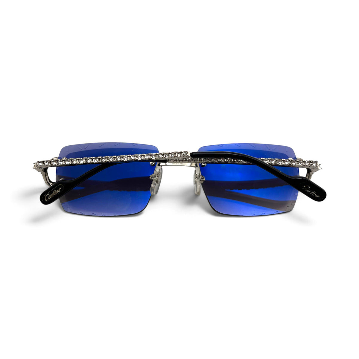 Big C Decor (Iced - Diamond Cut) Wires Sunglasses w/ Custom Lenses - All Frame Diamond Set (2010s)